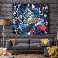 Edinburgh Fringe Festival Tapestry Fringe Vibes Graffiti Seagull Scotland Bagpipes Street Art