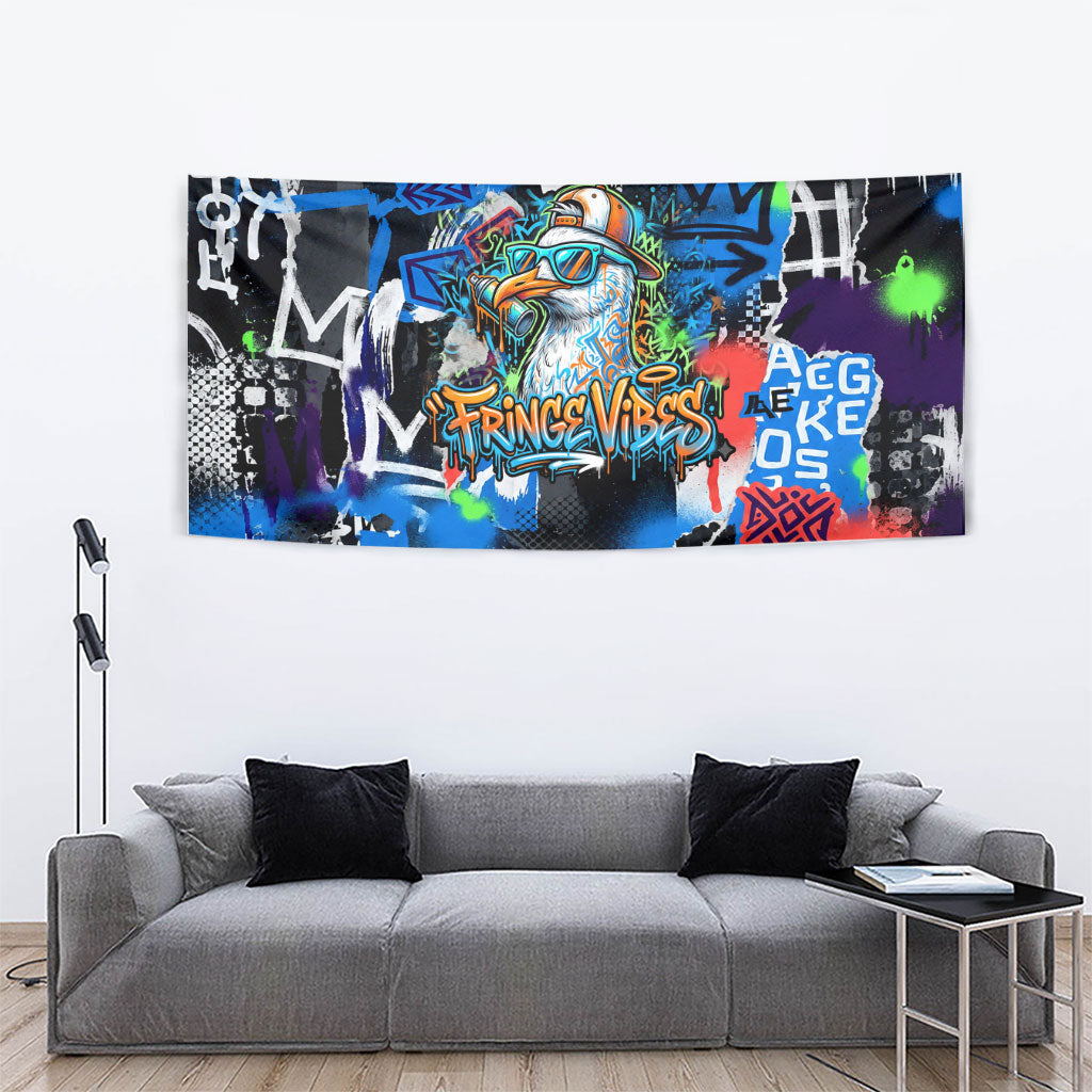 Edinburgh Fringe Festival Tapestry Fringe Vibes Graffiti Seagull Scotland Bagpipes Street Art