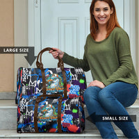 Edinburgh Fringe Festival Travel Bag Fringe Vibes Graffiti Seagull Scotland Bagpipes Street Art