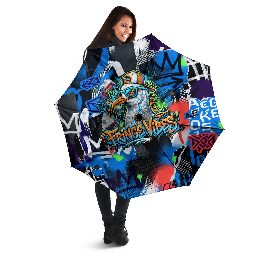 Edinburgh Fringe Festival Umbrella Fringe Vibes Graffiti Seagull Scotland Bagpipes Street Art