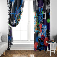 Edinburgh Fringe Festival Window Curtain Fringe Vibes Graffiti Seagull Scotland Bagpipes Street Art