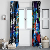 Edinburgh Fringe Festival Window Curtain Fringe Vibes Graffiti Seagull Scotland Bagpipes Street Art
