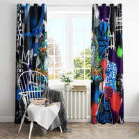 Edinburgh Fringe Festival Window Curtain Fringe Vibes Graffiti Seagull Scotland Bagpipes Street Art