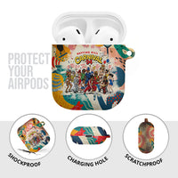 Notting Hill Carnival 94 AirPods Case Vintage Festival Music Caribbean Dancers Steel Drums Pop Art