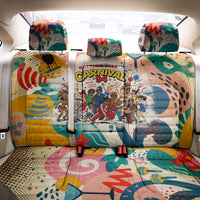 Notting Hill Carnival 94 Back Car Seat Cover Vintage Festival Music Caribbean Dancers Steel Drums Pop Art