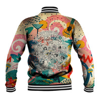 Notting Hill Carnival 94 Baseball Jacket Vintage Festival Music Caribbean Dancers Steel Drums Pop Art