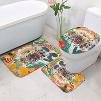 Notting Hill Carnival 94 Bathroom Set Vintage Festival Music Caribbean Dancers Steel Drums Pop Art