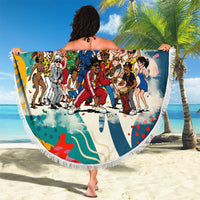 Notting Hill Carnival 94 Beach Blanket Vintage Festival Music Caribbean Dancers Steel Drums Pop Art