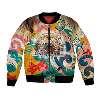 Notting Hill Carnival 94 Bomber Jacket Vintage Festival Music Caribbean Dancers Steel Drums Pop Art