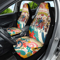 Notting Hill Carnival 94 Car Seat Cover Vintage Festival Music Caribbean Dancers Steel Drums Pop Art