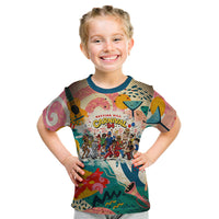 Notting Hill Carnival 94 Kid T Shirt Vintage Festival Music Caribbean Dancers Steel Drums Pop Art