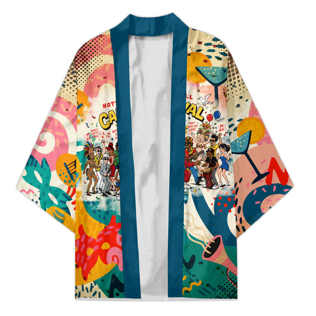 Notting Hill Carnival 94 Kimono Vintage Festival Music Caribbean Dancers Steel Drums Pop Art