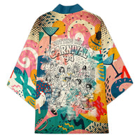 Notting Hill Carnival 94 Kimono Vintage Festival Music Caribbean Dancers Steel Drums Pop Art