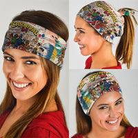 Notting Hill Carnival 94 Neck Gaiter Vintage Festival Music Caribbean Dancers Steel Drums Pop Art