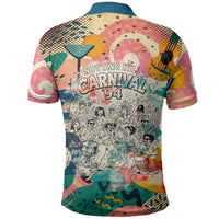 Notting Hill Carnival 94 Polo Shirt Vintage Festival Music Caribbean Dancers Steel Drums Pop Art