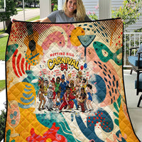 Notting Hill Carnival 94 Quilt Vintage Festival Music Caribbean Dancers Steel Drums Pop Art