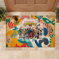 Notting Hill Carnival 94 Rubber Doormat Vintage Festival Music Caribbean Dancers Steel Drums Pop Art