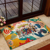 Notting Hill Carnival 94 Rubber Doormat Vintage Festival Music Caribbean Dancers Steel Drums Pop Art