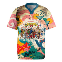 Notting Hill Carnival 94 Rugby Jersey Vintage Festival Music Caribbean Dancers Steel Drums Pop Art