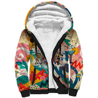 Notting Hill Carnival 94 Sherpa Hoodie Vintage Festival Music Caribbean Dancers Steel Drums Pop Art