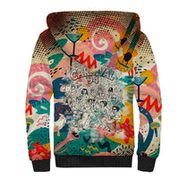 Notting Hill Carnival 94 Sherpa Hoodie Vintage Festival Music Caribbean Dancers Steel Drums Pop Art