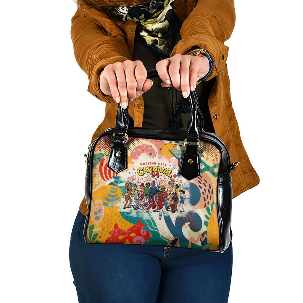 Notting Hill Carnival 94 Shoulder Handbag Vintage Festival Music Caribbean Dancers Steel Drums Pop Art