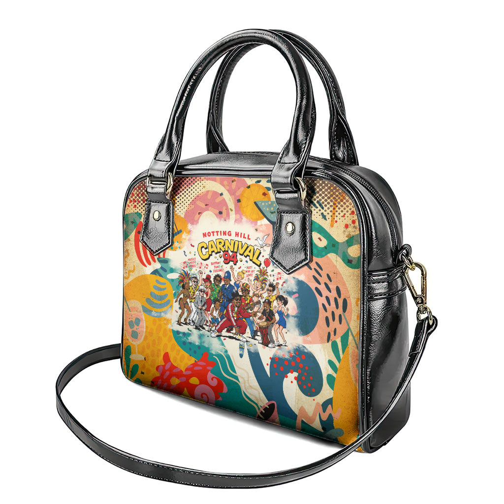 Notting Hill Carnival 94 Shoulder Handbag Vintage Festival Music Caribbean Dancers Steel Drums Pop Art