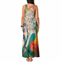 Notting Hill Carnival 94 Tank Maxi Dress Vintage Festival Music Caribbean Dancers Steel Drums Pop Art