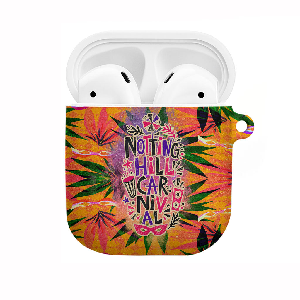 Notting Hill Carnival AirPods Case Caribbean Culture Music Festival Feathered Dancer Tropical
