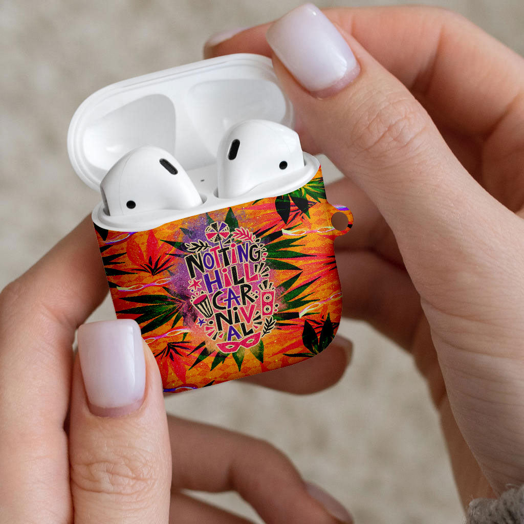Notting Hill Carnival AirPods Case Caribbean Culture Music Festival Feathered Dancer Tropical