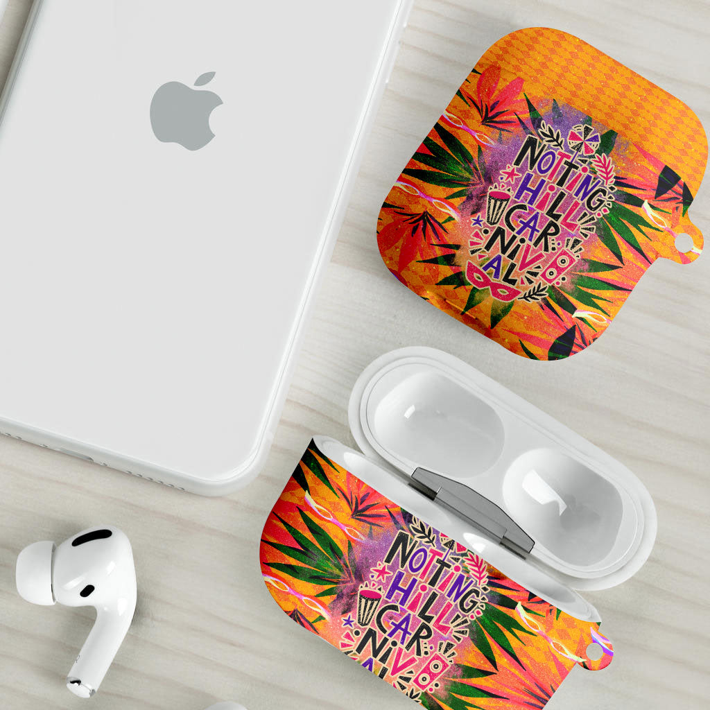Notting Hill Carnival AirPods Case Caribbean Culture Music Festival Feathered Dancer Tropical