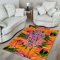 Notting Hill Carnival Area Rug Caribbean Culture Music Festival Feathered Dancer Tropical