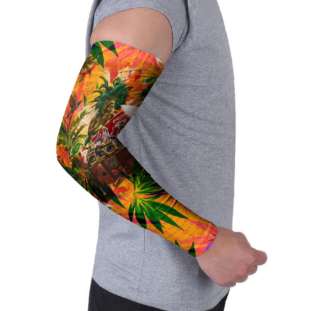 Notting Hill Carnival Arm Sleeves Caribbean Culture Music Festival Feathered Dancer Tropical