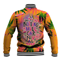 Notting Hill Carnival Baseball Jacket Caribbean Culture Music Festival Feathered Dancer Tropical