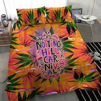 Notting Hill Carnival Bedding Set Caribbean Culture Music Festival Feathered Dancer Tropical