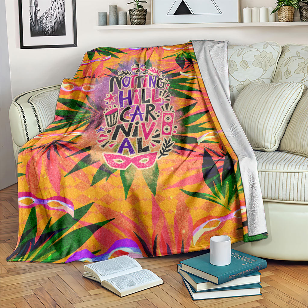 Notting Hill Carnival Blanket Caribbean Culture Music Festival Feathered Dancer Tropical