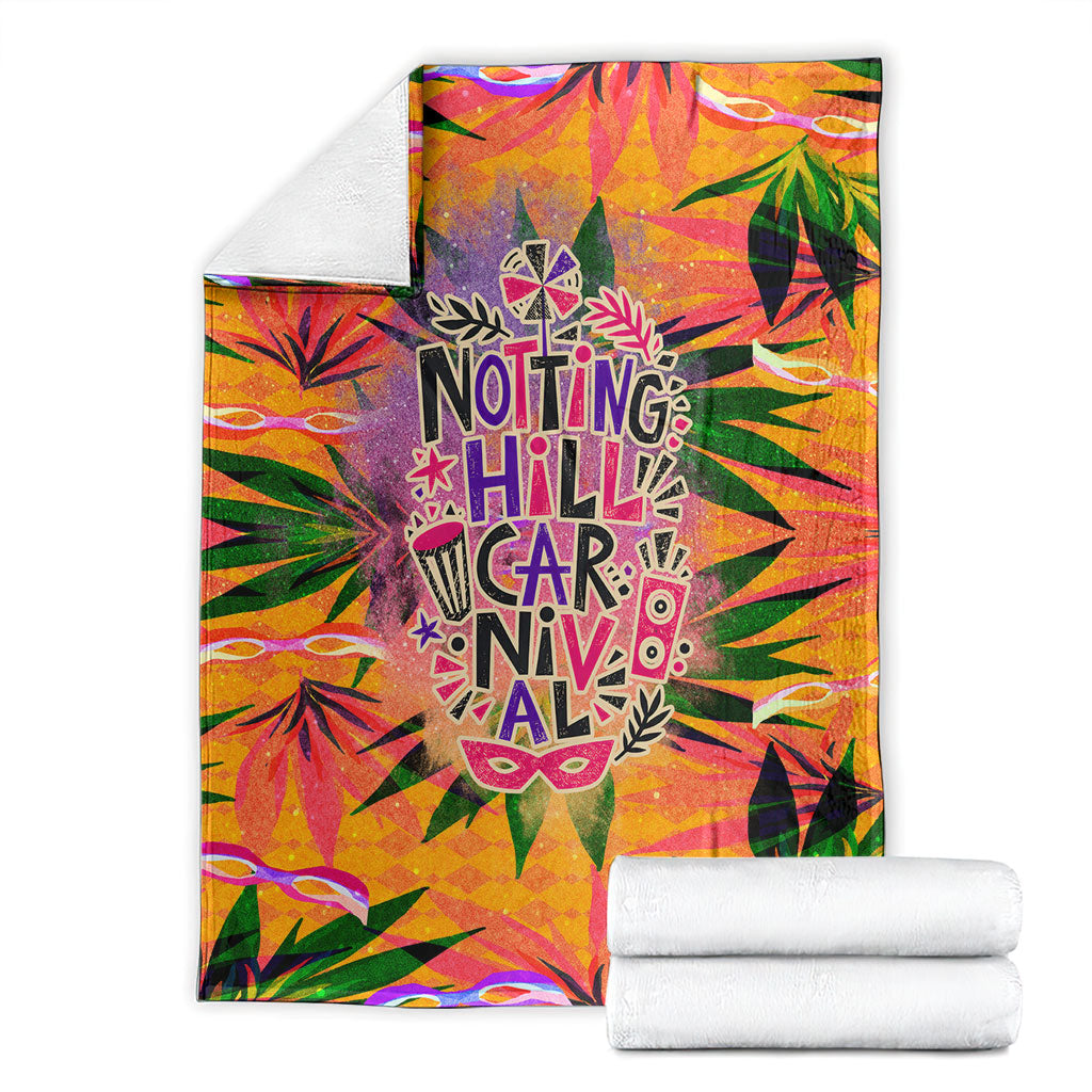 Notting Hill Carnival Blanket Caribbean Culture Music Festival Feathered Dancer Tropical