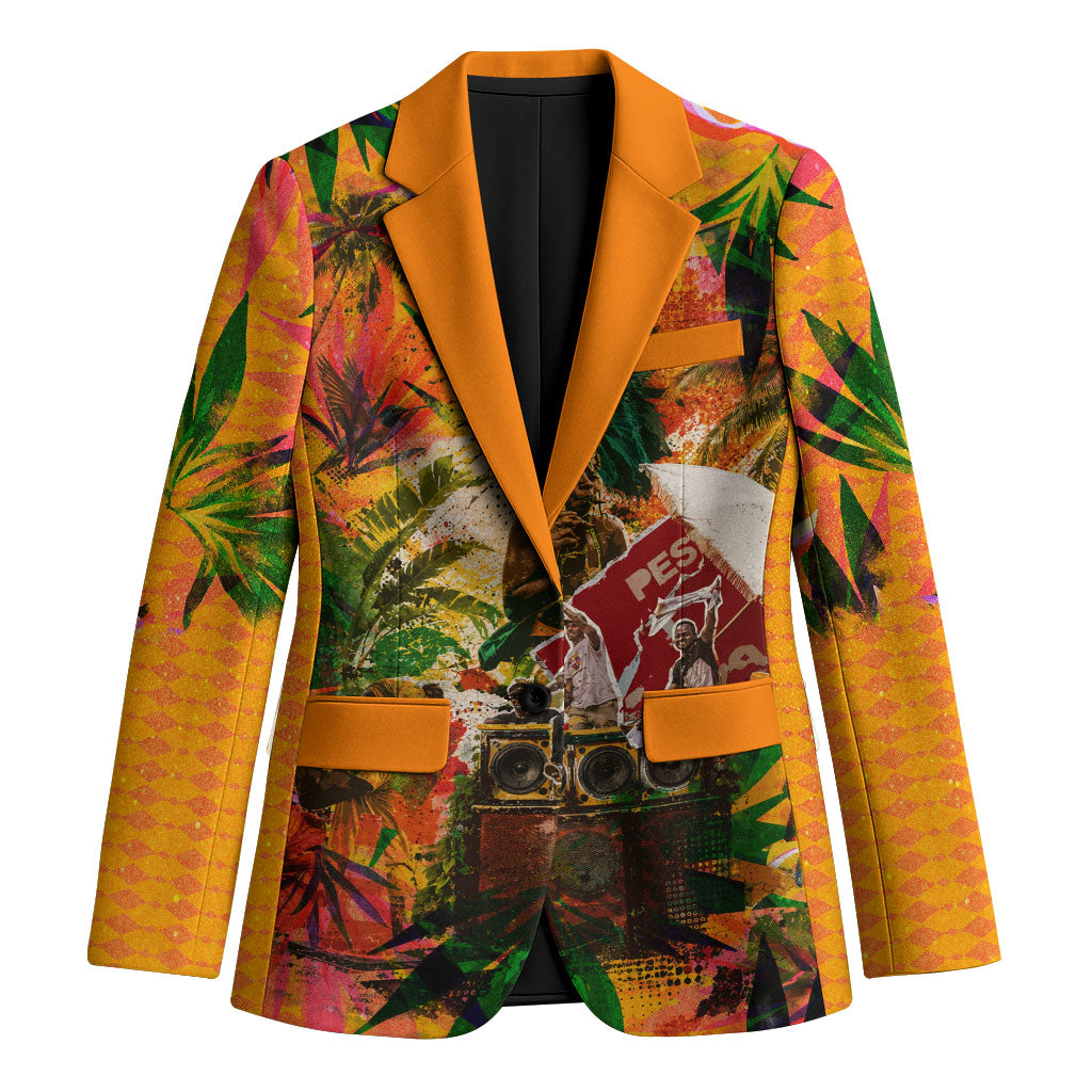 Notting Hill Carnival Blazer Caribbean Culture Music Festival Feathered Dancer Tropical