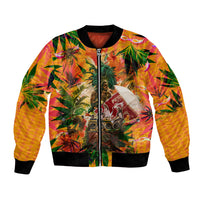 Notting Hill Carnival Bomber Jacket Caribbean Culture Music Festival Feathered Dancer Tropical