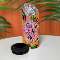 Notting Hill Carnival 4 in 1 Can Cooler Tumbler Caribbean Culture Music Festival Feathered Dancer Tropical