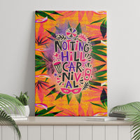 Notting Hill Carnival Canvas Wall Art Caribbean Culture Music Festival Feathered Dancer Tropical