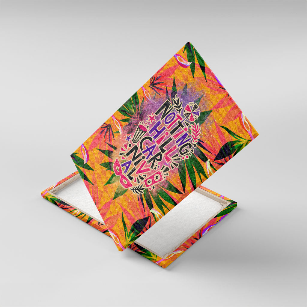 Notting Hill Carnival Canvas Wall Art Caribbean Culture Music Festival Feathered Dancer Tropical