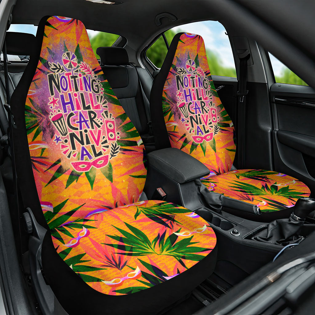 Notting Hill Carnival Car Seat Cover Caribbean Culture Music Festival Feathered Dancer Tropical