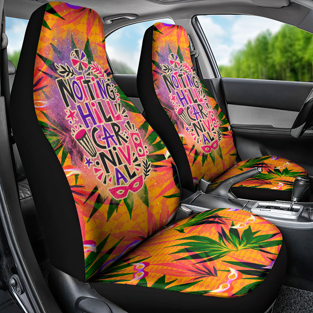 Notting Hill Carnival Car Seat Cover Caribbean Culture Music Festival Feathered Dancer Tropical
