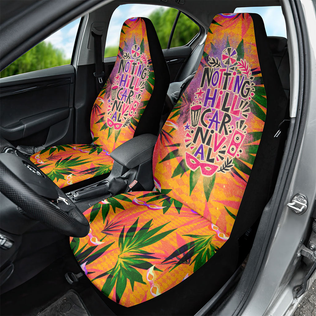 Notting Hill Carnival Car Seat Cover Caribbean Culture Music Festival Feathered Dancer Tropical