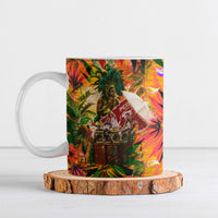 Notting Hill Carnival Ceramic Mug Caribbean Culture Music Festival Feathered Dancer Tropical