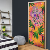 Notting Hill Carnival Door Cover Caribbean Culture Music Festival Feathered Dancer Tropical