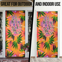 Notting Hill Carnival Door Cover Caribbean Culture Music Festival Feathered Dancer Tropical