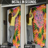 Notting Hill Carnival Door Cover Caribbean Culture Music Festival Feathered Dancer Tropical
