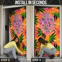 Notting Hill Carnival Door Cover Caribbean Culture Music Festival Feathered Dancer Tropical